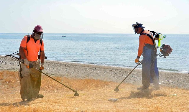 Mersin Büyükşehir Belediyesi, plajları yaza hazırlıyor
