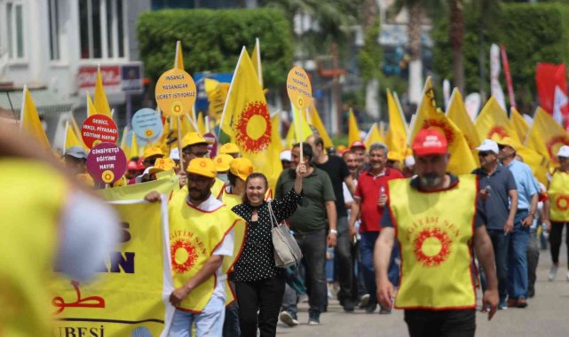 Mersin'de 1 Mayıs coşkusu