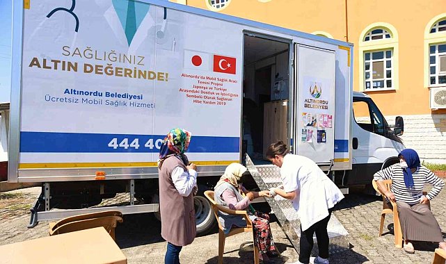 Mobil sağlık tarama aracı ile kırsal mahallelerdeki vatandaşlar bilinçlendiriliyor