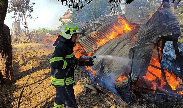 Muğla'da bir ahır yangını daha