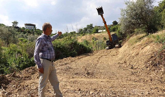 Nazilli Yaylapınar&#039;da yol açma çalışmaları başladı