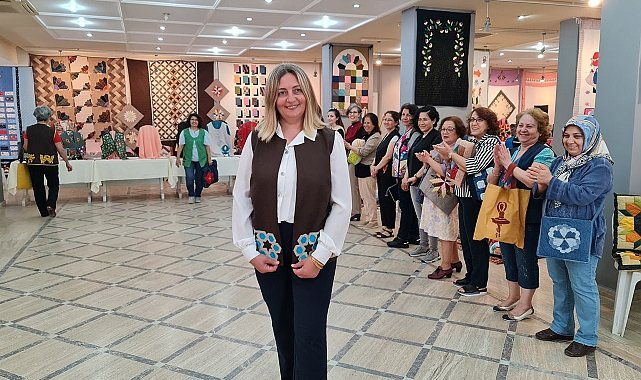 Nazillili kursiyerler diktiler, sergilediler, defilede de giyerek tanıttılar