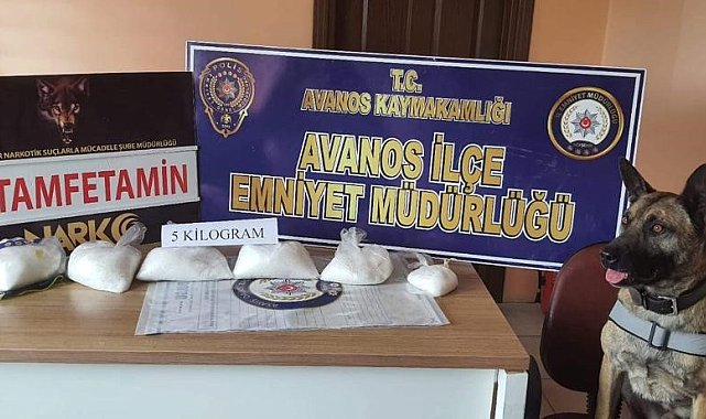Nevşehir&#039;de 5 kilo uyuşturucu ele geçirildi