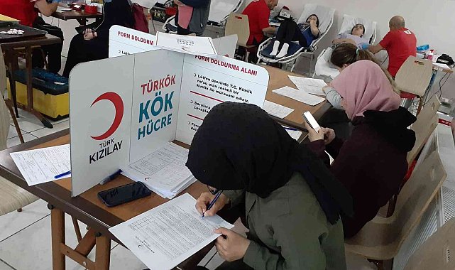 Öğrenciler kan vermek için yarıştı