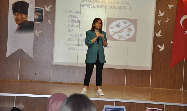 Öğrencilere gıda güvenliği, gıda kayıpları ve israfı anlatıldı