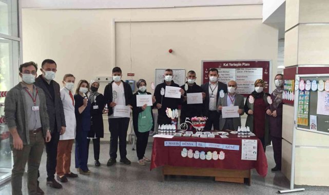 Oltu Devlet Hastanesi'nden "Dünya El Hijyeni" standı