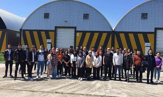OMÜ'lü öğrenciler Türkiye'nin kuzeye açılan kapısı Samsun Lojistik Merkezi'nde
