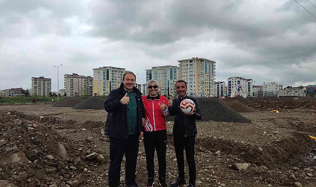 Ordu'da görme engelliler için futbol sahası