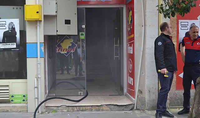 Ordu'da özel eğitim kursunda yangın: Öğrenciler binadan uzaklaştırıldı
