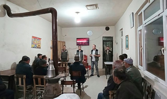 Orman köylüsüne yangınla mücadelede eğitimi