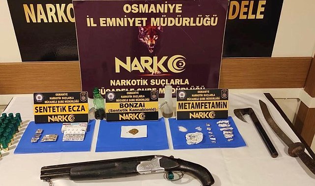 Osmaniye'de uyuşturucu operasyonlarına 11 tutuklama