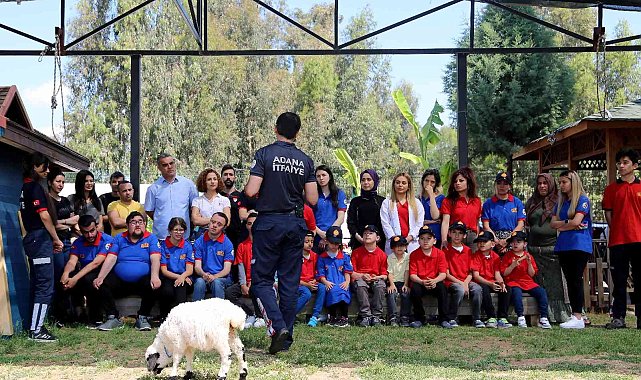 Özel gereksinimli çocuklara yangın eğitimi