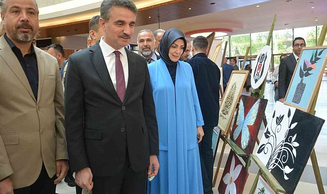 Özel öğrencilerin sergisine ilgi