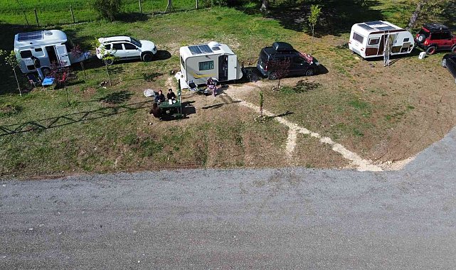 Pelitözü Gölpark kamp ve karavan turizminin cazibe merkezi oldu