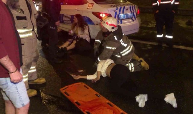 Pendik'te aynı noktada art arda 2 ayrı kaza: 2'si ağır 5 yaralı