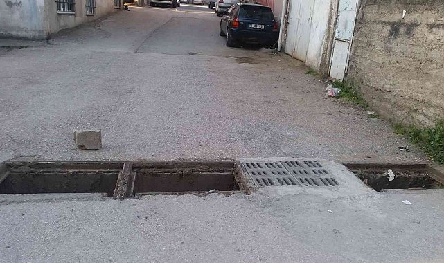 Pes doğrusu...Hırsızlar mazgalları çaldı