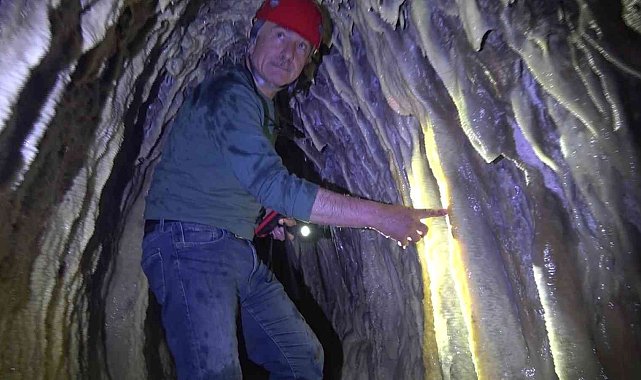 Profesör gizemli mağarayı inceledi: "Önemli bir mağara, bölgemize zenginlik katacak"