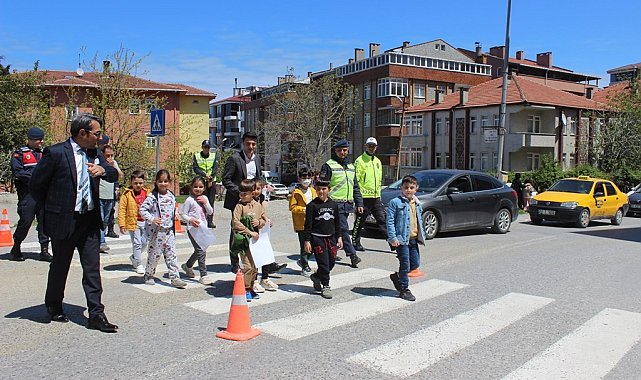 "Yayalar İçin 5 Adımda Güvenli Trafik" uygulaması