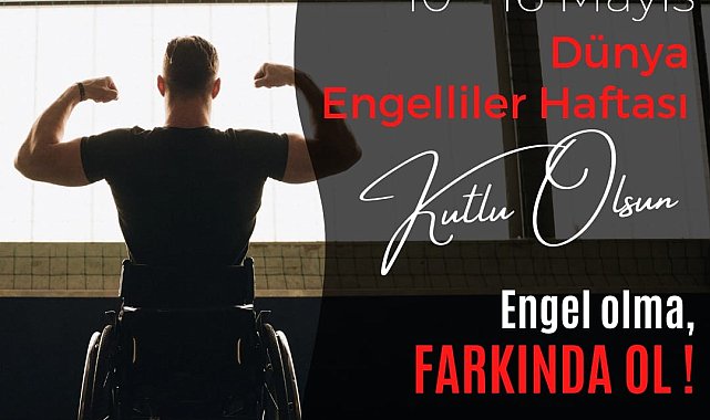 Rektör Özölçer'den Engelliler Haftası mesajı