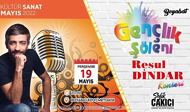 Resul Dindar 19 Mayıs&#039;ta Boyabatlılarla buluşacak