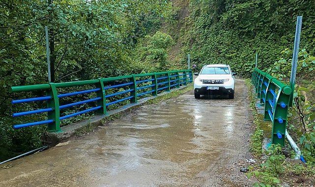 Rize&#039;de köy yolları artık daha güvenli