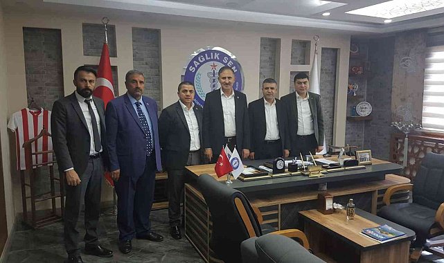 Sağlık Sen Genel Başkanı Durmuş Gaziantep Şubesini ziyaret etti
