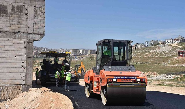 Şahinbey&#039;de bahar ile birlikte asfalt çalışmaları hız kazandı