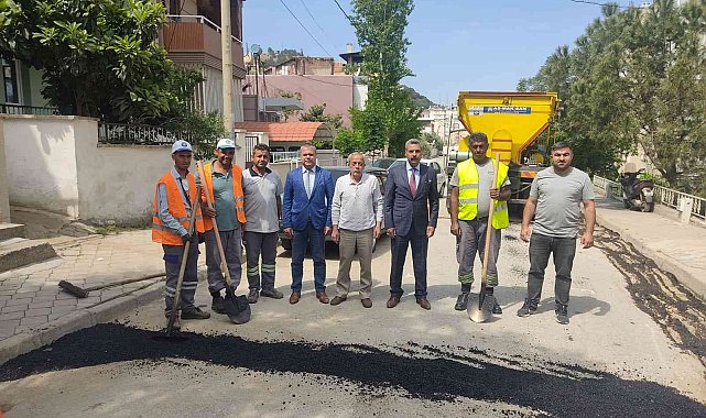 Salihli Belediyesi asfalt sezonunu açtı