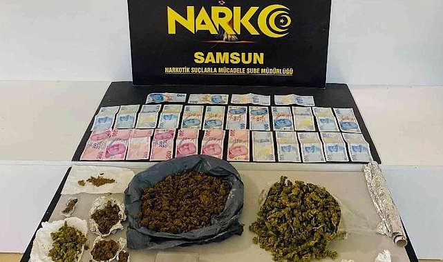 Samsun'da uyuşturucu operasyonu: 3 gözaltı
