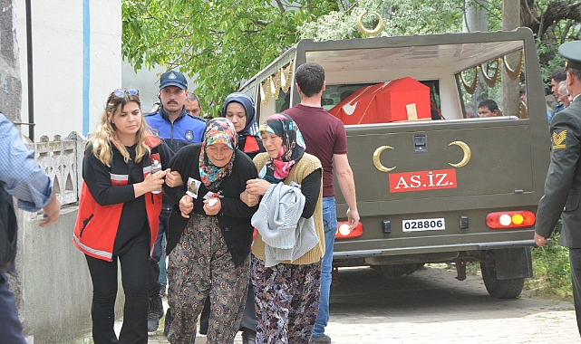 Şehit ateşi Balıkesir&#039;e düştü