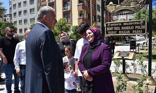 Şehit Özel Harekat Polisi Murat Bulkan Parkı açıldı