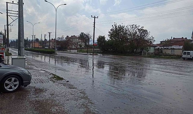 Şiddetli yağış etkili oldu