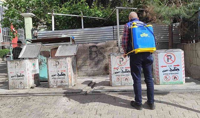 Siirt Belediyesi haşere ile mücadele çalışmalarını yoğunlaştırdı