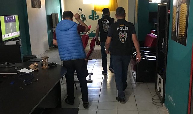 Siirt'te 'yasa dışı bahis ve siber denetim' uygulaması gerçekleşti