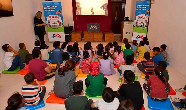 Silifkeli çocuklar Gazi Çiftliği'nde gölge oyunuyla buluştu