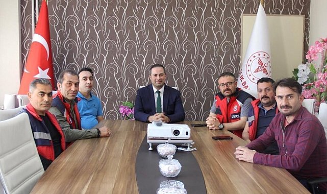 Sınır hattında görevli UMKE ekibi Erzincan'a dönüş yaptı