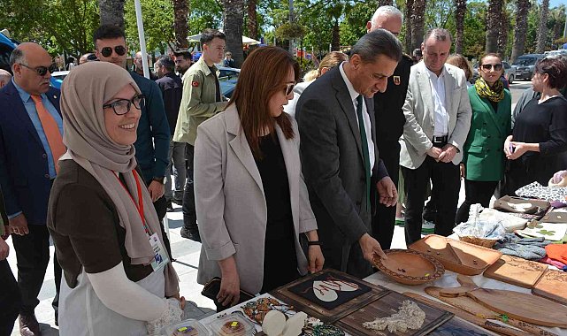 Sinop'ta engellilerden el işi sergisi