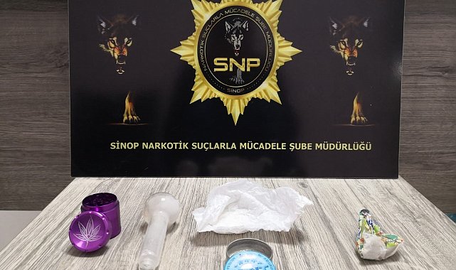 Sinop&#039;ta metamfetamin ele geçirildi