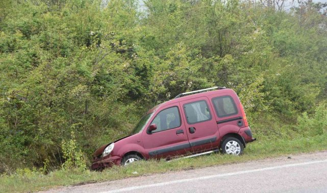 Sinop'ta trafik kazası: 2 yaralı