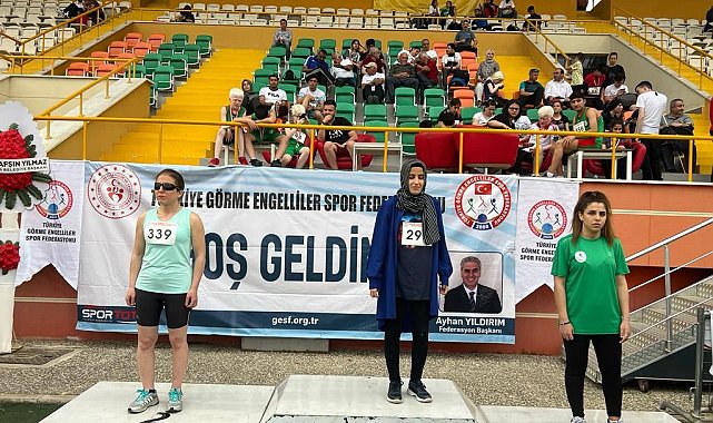Sinoplu sporcu atletizm şampiyonasında iki madalya aldı