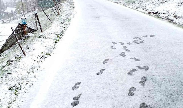 Sis Dağı'nda 19 Mayıs'ta kar süprizi