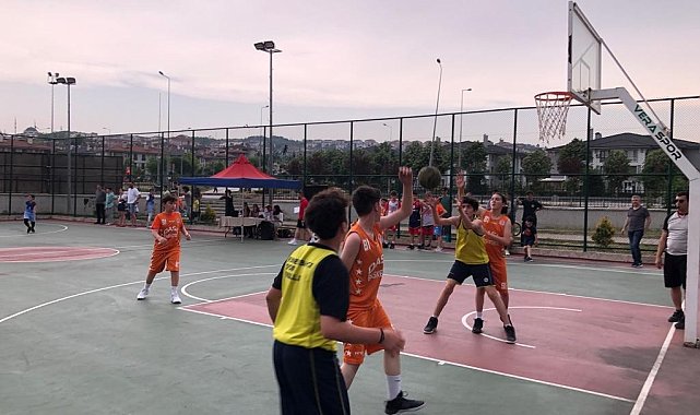 Sokaklar bizim 3x3 basketbol turnuvası heyecana sahne oldu