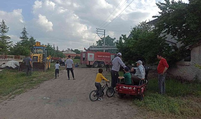 Şuhut'ta ev yangını