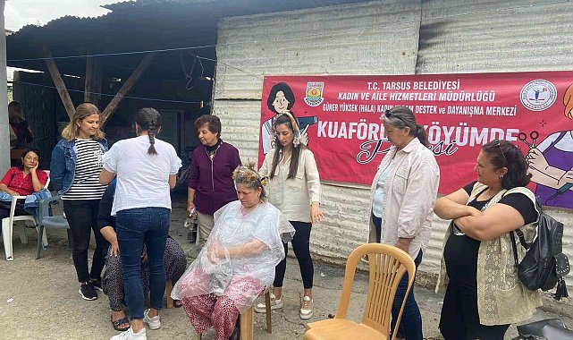 Tarsus'ta "Kuaförüm Köyümde" projesi