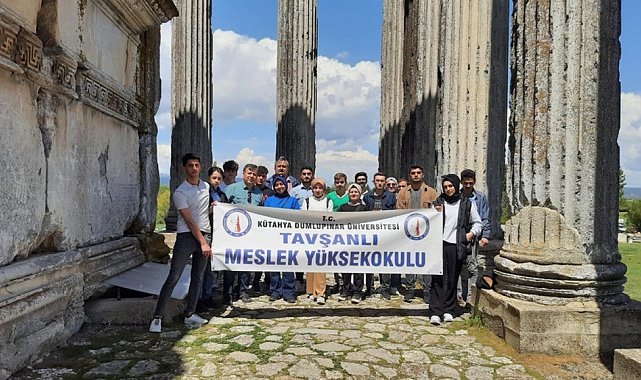 Tavşanlı MYO&#039;dan Dumlupınar ve Aizanoi&#039;ye ziyaret
