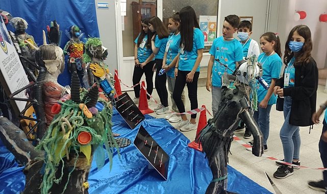 TED İzmir Koleji öğrencilerinin ilgi gören projesi Manisa'da sergilendi