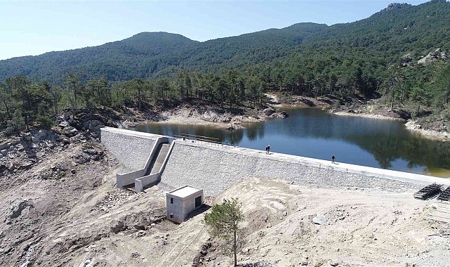 Tekeler HİS Göleti çiftçilerin kullanımına sunuldu