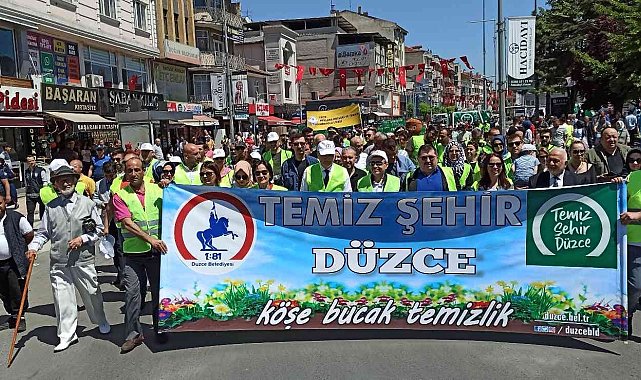 Temizlik için yürüdüler