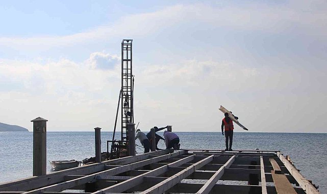 Toplamda 61 iskele yıkıldı