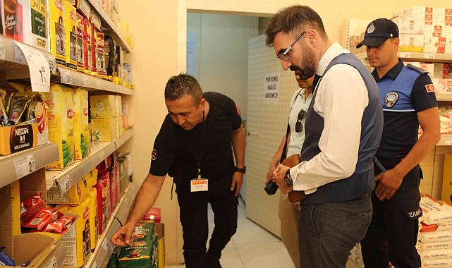 Toroslar zabıtasından etiket denetimi